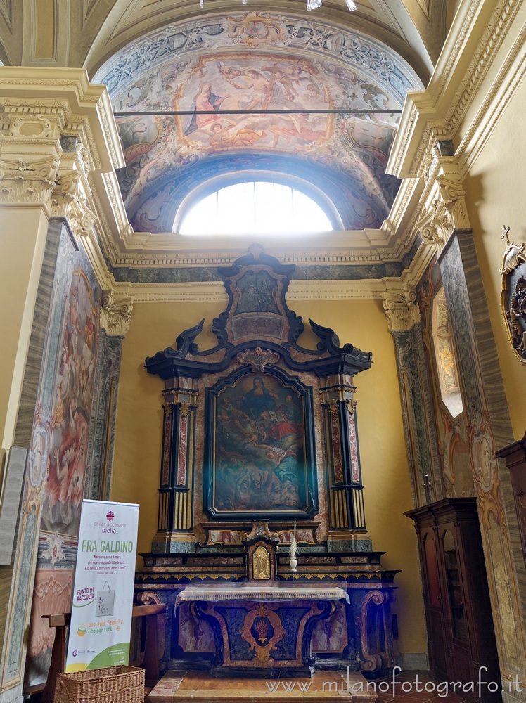 Trivero (Biella, Italy) - Chapel of the Suffrage in the matrix church